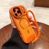 Transparent for Magsafe Lanyard Bracket Case for iPhone 17 16 15 14 Pro Max 12 13 11 Magnetic Hand Wrist Strap Stand Clear Cover