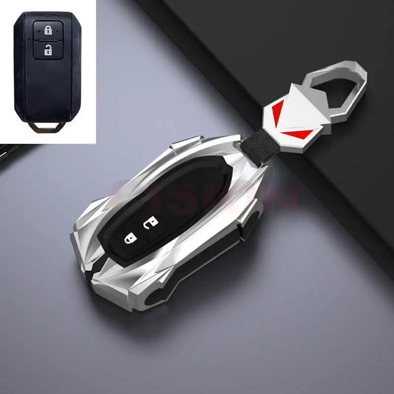 Smart Car Key Fob Shell Case Cover Holder Chain Protector For Suzuki Ertiga XL7 Swift SX4 S-Cross Grand Vitara Ciaz Ignis Baleno