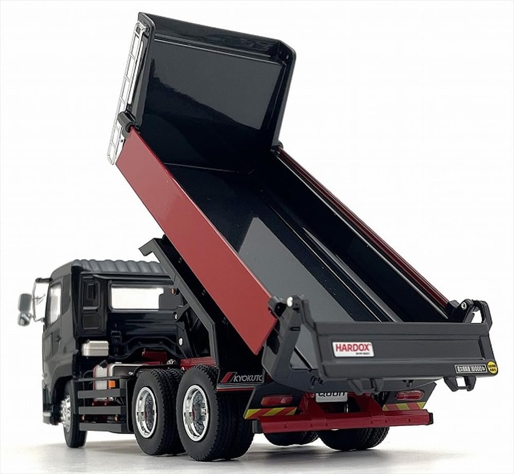 Kyosho Original 1/43 UD TRUCKS QUON KYOKUTO Dump Truck (Black Metallic) Finished Product KS03940BK