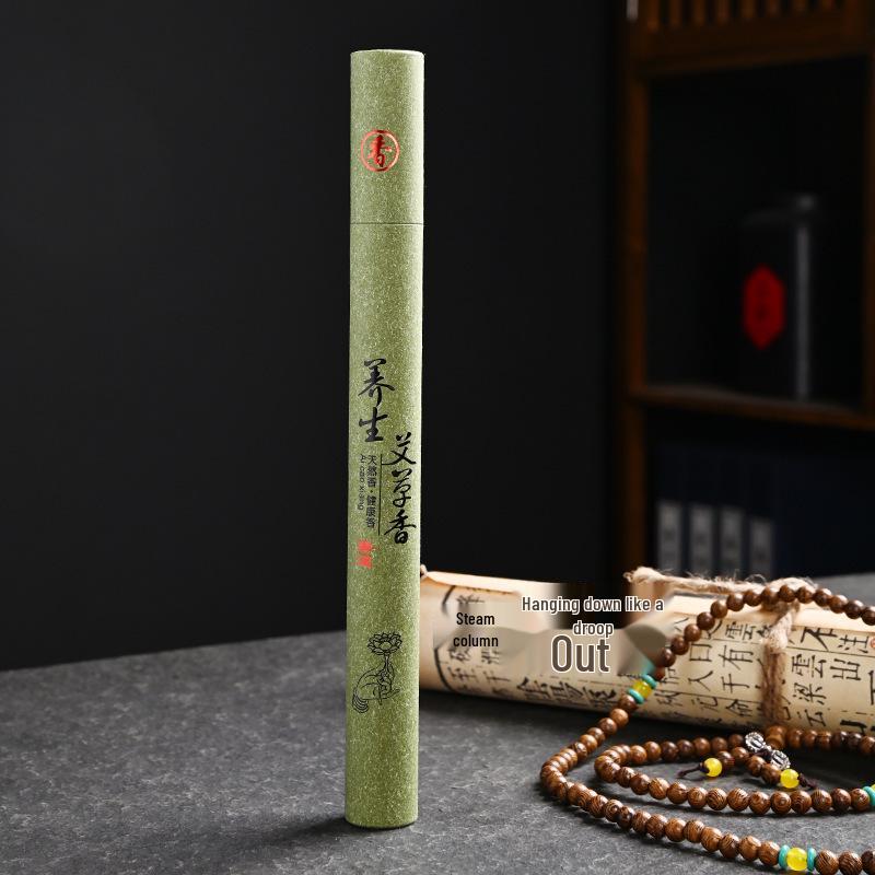 20g Indoor Incense Sticks: Sandalwood, Mugwort & Black Agarwood for Aromatherapy and Sleep Aid