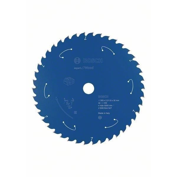 Lame De Scie Circulaire - Bosch - Expert for Wood - 305 Mm - 42 Dents - Revêtement Anticorrosif