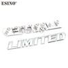 New Car Styling 3D Metal Chrome Zinc Alloy Emblem Badge Limited Edition Trunk Body Sticker Decal Fender Emblem Auto Accessory