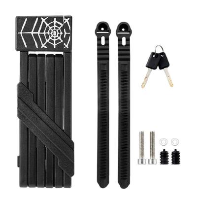 Heavy Duty AntiTheft Cycling Lock with Key and Brackets High Security Bicycles Lock Cycling Accessories Easy To Install