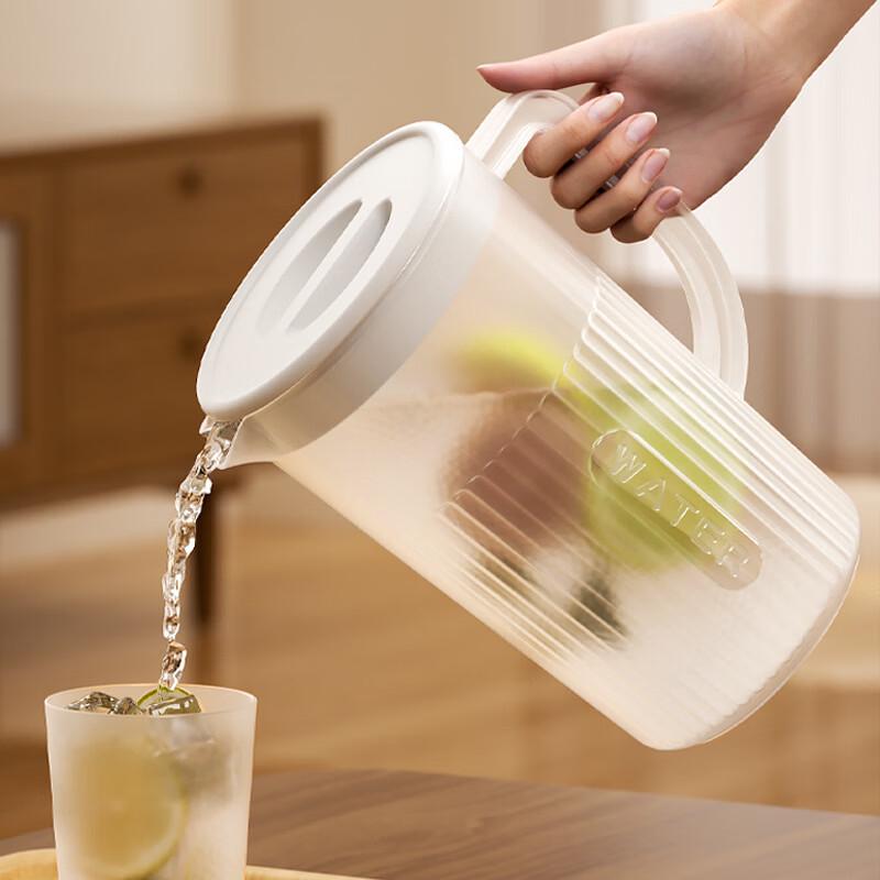 ZISIZ Heat-Resistant Plastic Cold Water Pitcher