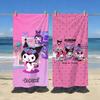 Sa Cute K-Kuromi Cartoon Towel Quick Dry Soft Yoga Swimming Fitness Mountain Climbing Large Beach Towels