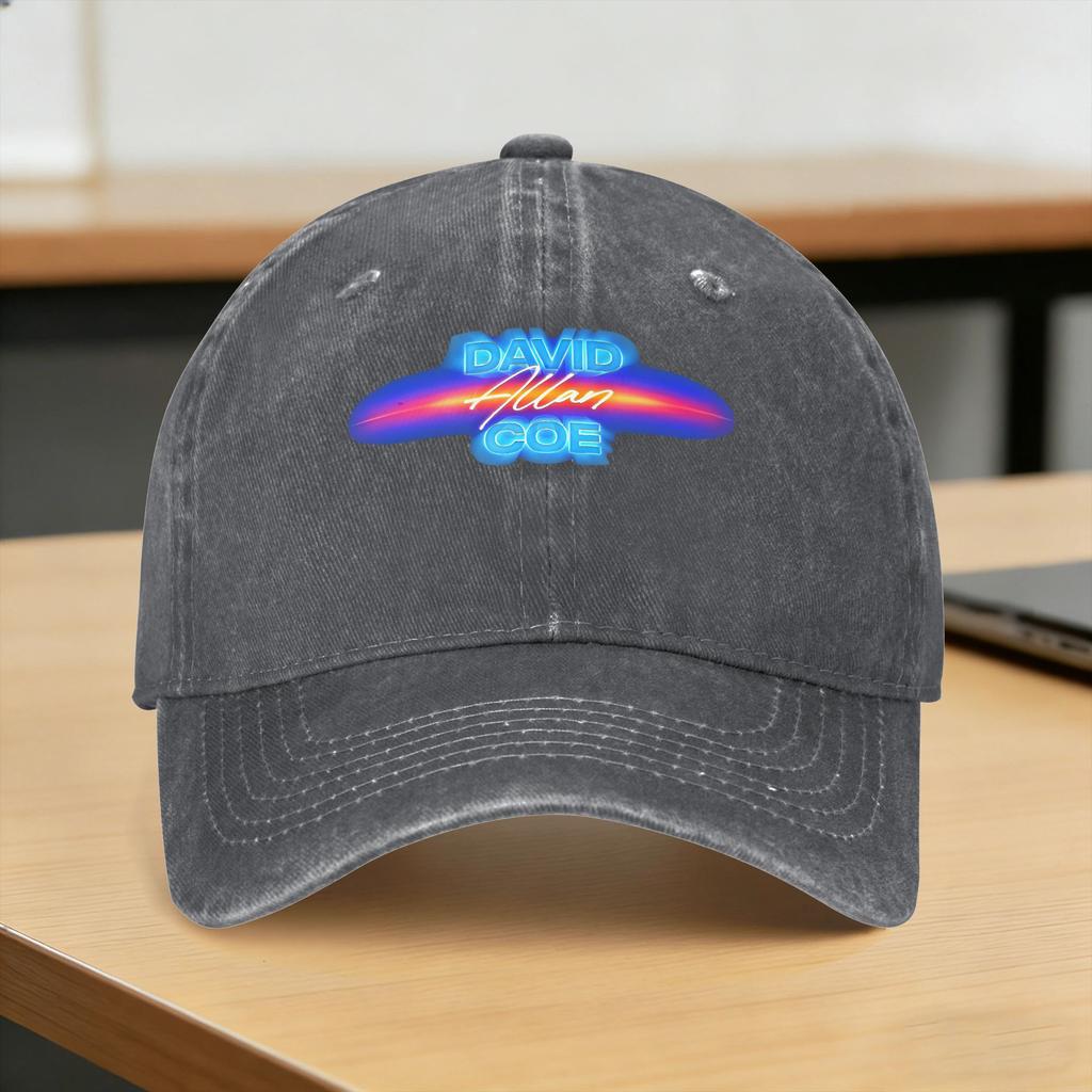 Washed Baseball Cap David Allan Coe Summer Trucker Hat For Couple Women Streetwear Hunting Camping Sun Baseball Caps