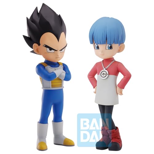 Ichibansho Figure - Dragon Ball DAIMA - Vegeta (Mini) & Bulma (Mini) Master Series Collector's Figure