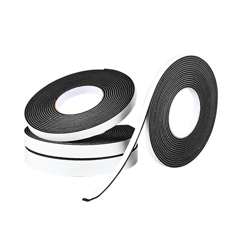 Black EVA Foam Double-Sided Adhesive Tape 568mm - Sound Insulation, Shock Absorption, Sealing
