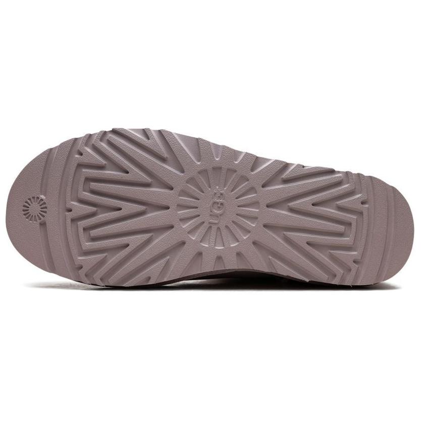 UGG Classic Mini Pearlized Cowhide Durable Simple Fashion Commuter Short Snow Boots Women Boots Pink 1167313-PSK