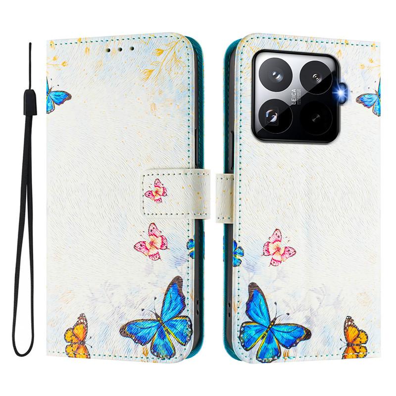 Luxus Flip Lederhülle für Xiaomi 17 Pro Max Flip Cover für Xiomi 17 Mi 17 17Pro Max 5G Coque 2025 Brieftaschentaschen Blumenhüllen
