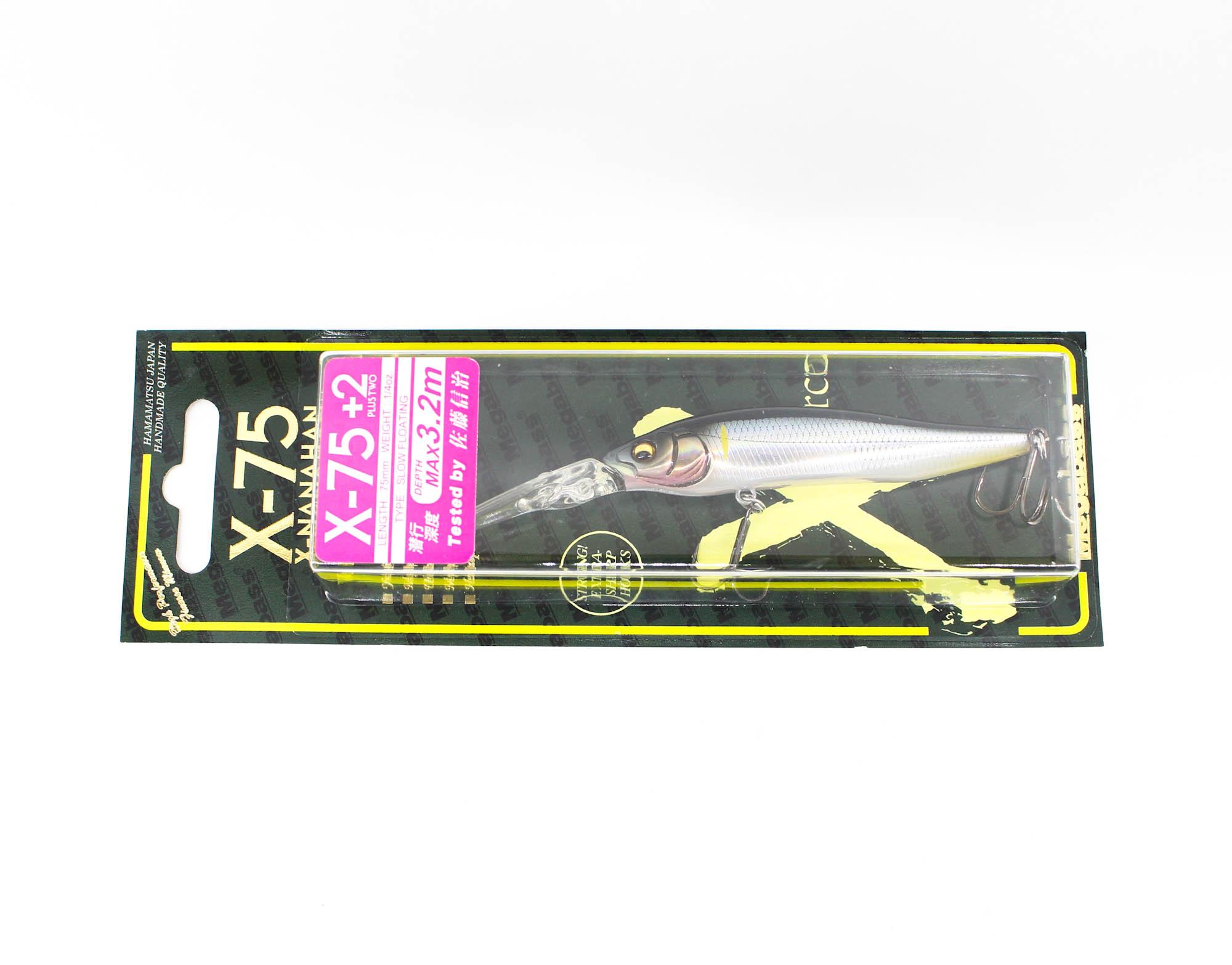 

Megabass X-Nanahan +2 75 мм 1/4 унции Плавающая приманка LZ Satoshin Chiayu (0250)