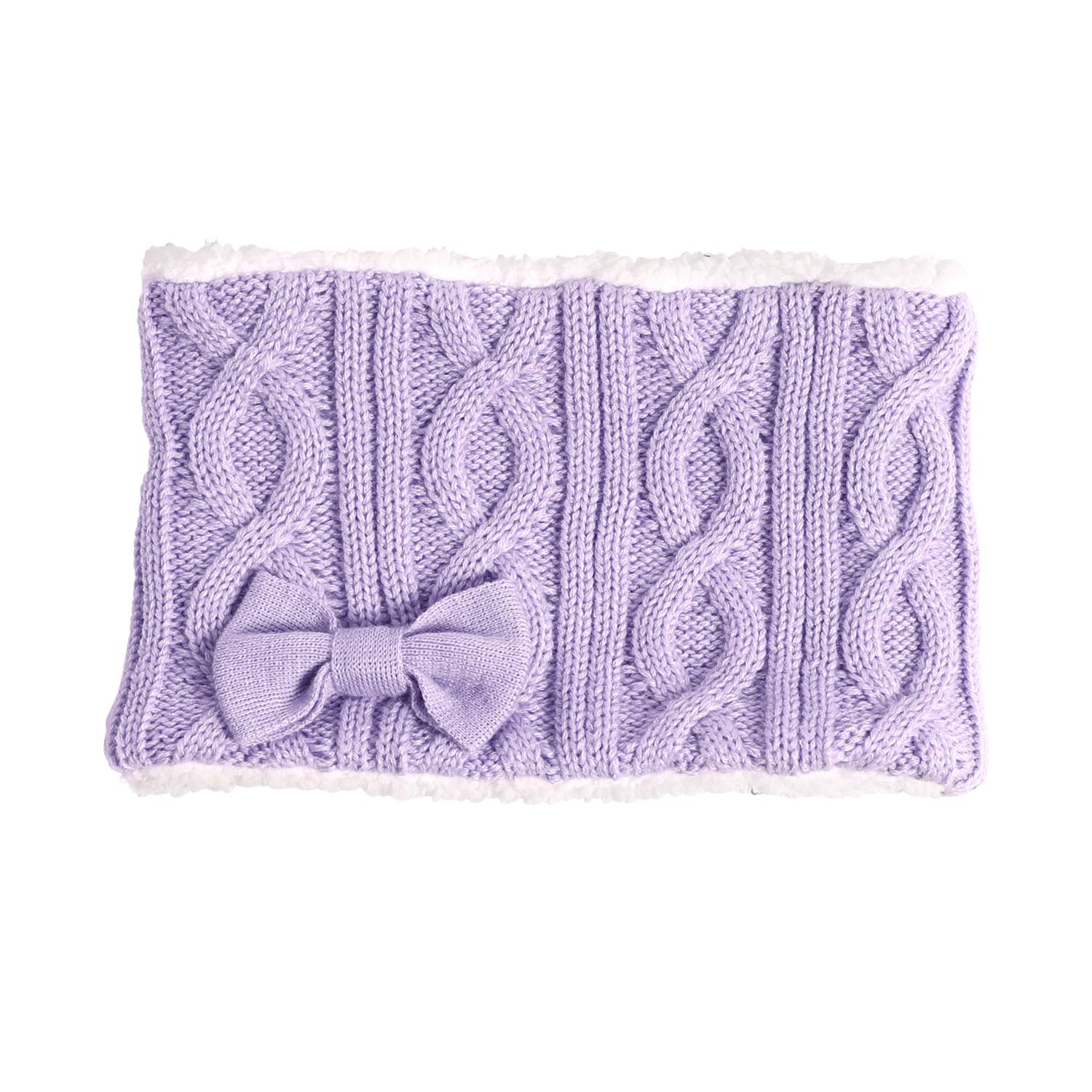 

Neck Warmer for Cold Lavender [Arisana] Kids, Girls, Scarf, Junior, Ribbon, Protection,