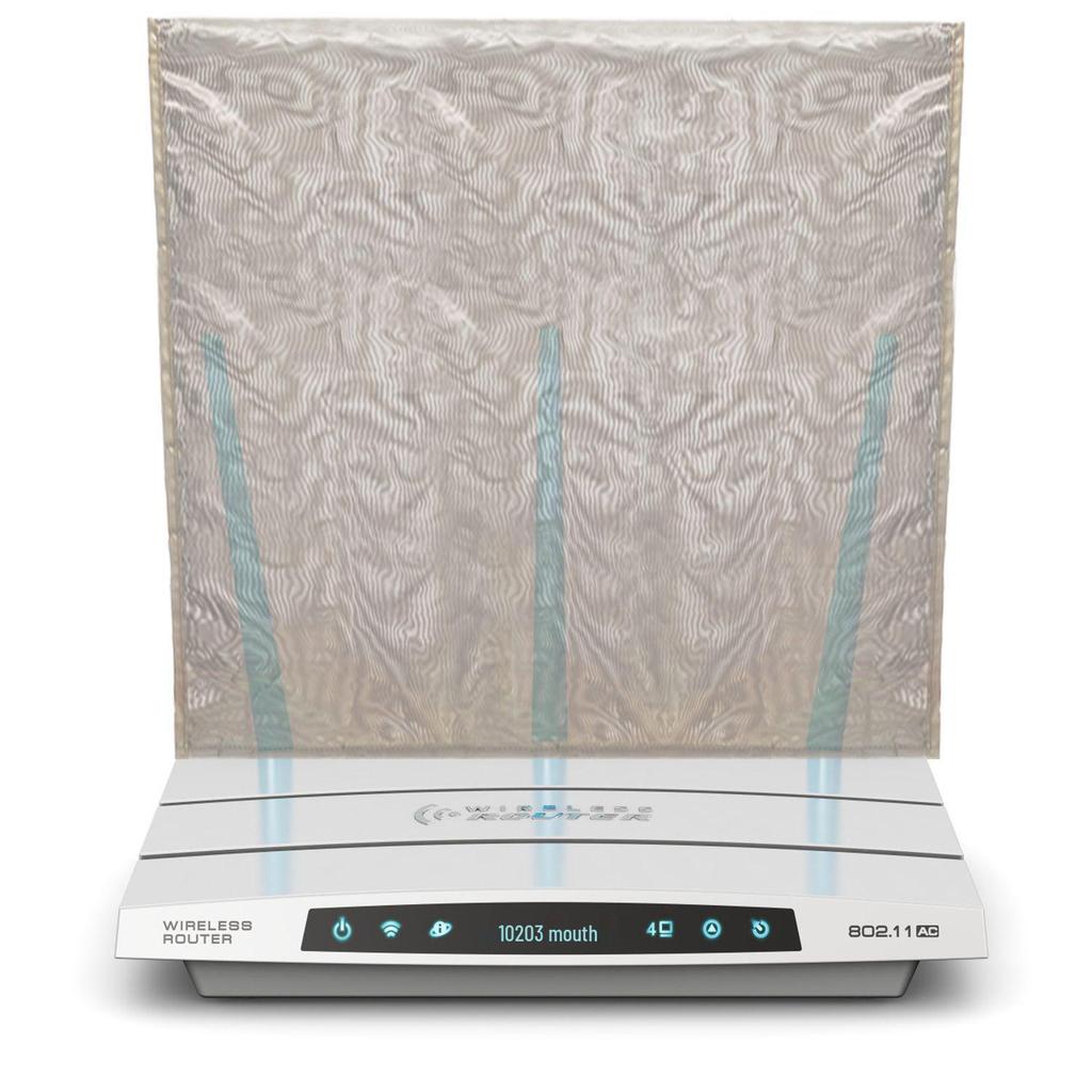 Anti-Radiation Copper Nickel Router Cover