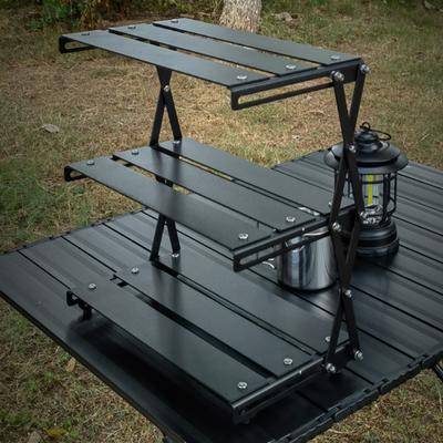 Suport de depozitare pliabil pentru depozitare de birou în aer liber pentru camping