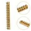 Copper Terminal Bus Bar Electrical Ground Bar Heavy Duty Distribution Block High Power Compact Design Easy Installation