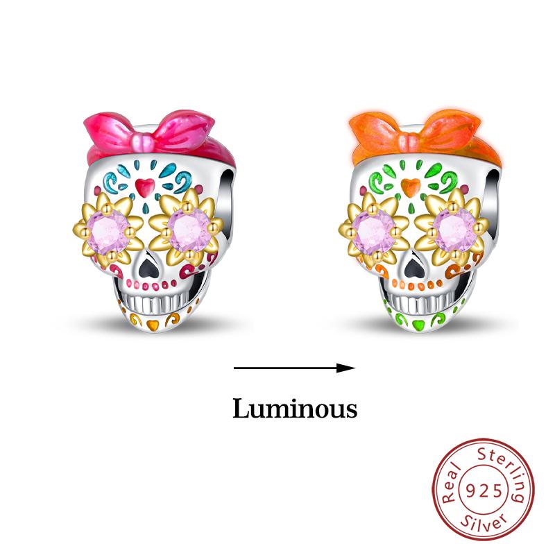 Kupferfarbene Im Dunkeln leuchtende Glühwürmchen Honigbiene Stern Anhänger Perlen Passen Qikaola Original Armbänder Feiner DIY Schmuck Geschenk