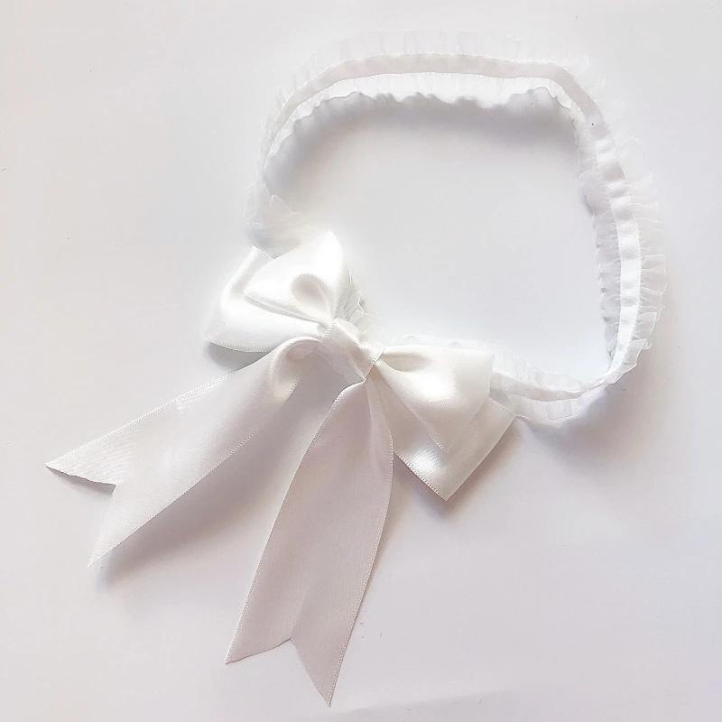 

Sexy Lace Bow Garter Bride Solid Color Fashion Comfortable Wild Thigh Ring Wedding Accessories One Size