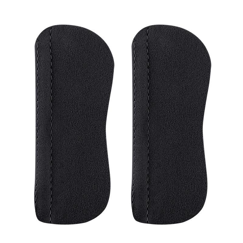 Microfiber Heel Stickers: Anti-Abrasion, Anti-Slip Shoe Inserts for Men & Women; Ideal for Size Mismatches and High Heels.