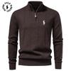 Polo Ralph Lauren 2026 Autumn and Winter New Unisex Pure Cotton Sweater Stand Collar Zipper Unisex Sweater Pullover Sweater