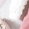 Girls' Bubble Sleeve Top & Bow Skirt 2Pcs Outfit