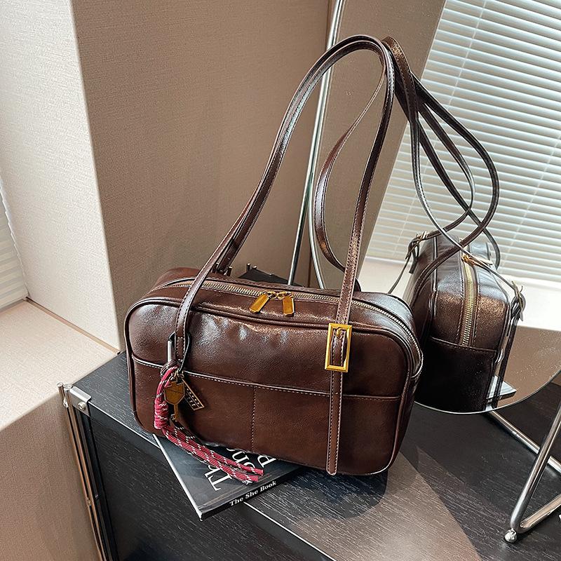 Podzimní a zimní textura Taška do podpaží Dámský oblíbený trend Ležérní móda Všestranná taška přes rameno v zahraničním stylu