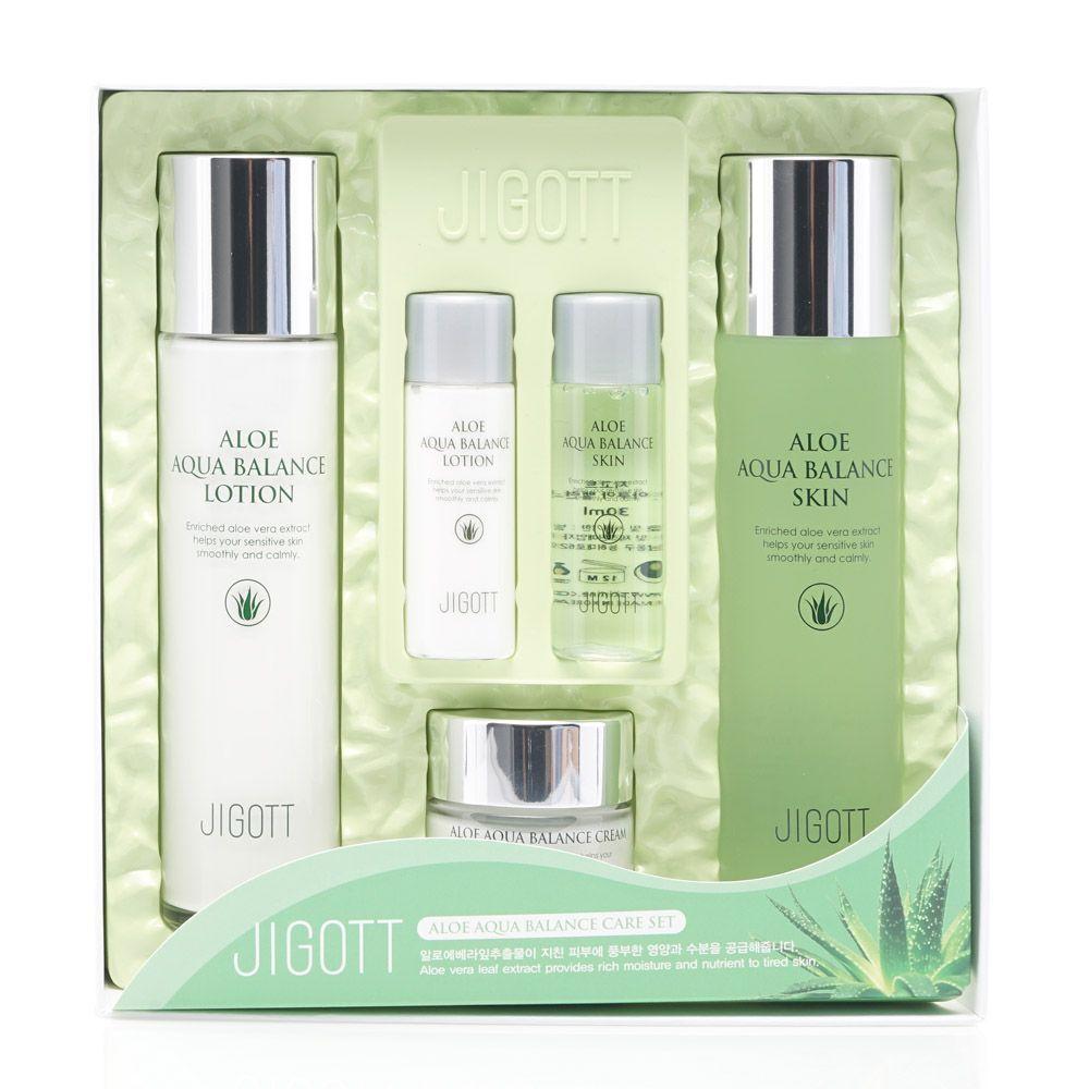 Jigott ORQIBILS Women s Basic Cosmetics Aloe Aqua Balance 3-piece Set