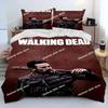 Horror TV The Walking Dead Lincoln Comforter Bedding SetDuvet Cover Bed Set Quilt Cover PillowcaseKing Queen Size Bedding Set
