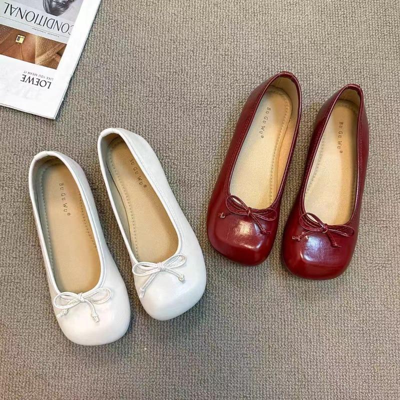 Fashion New Style Brand Women Flats Soft Ballet Shoes Slip on Loafers Soft Moccasins Casual Shoes Ladies Shoes Bow Knot Zapatos Mujer