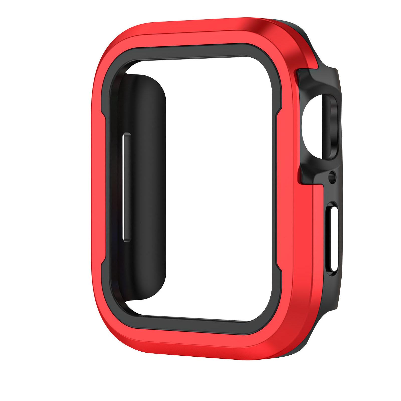 

Алюминиевый и TPU чехол Легкий чехол для часов с полным покрытием 40/41/44/45 мм Совместимость для S8 / 7 / 6 / 5 / 4 / SE2 Износостойкий 40 красный