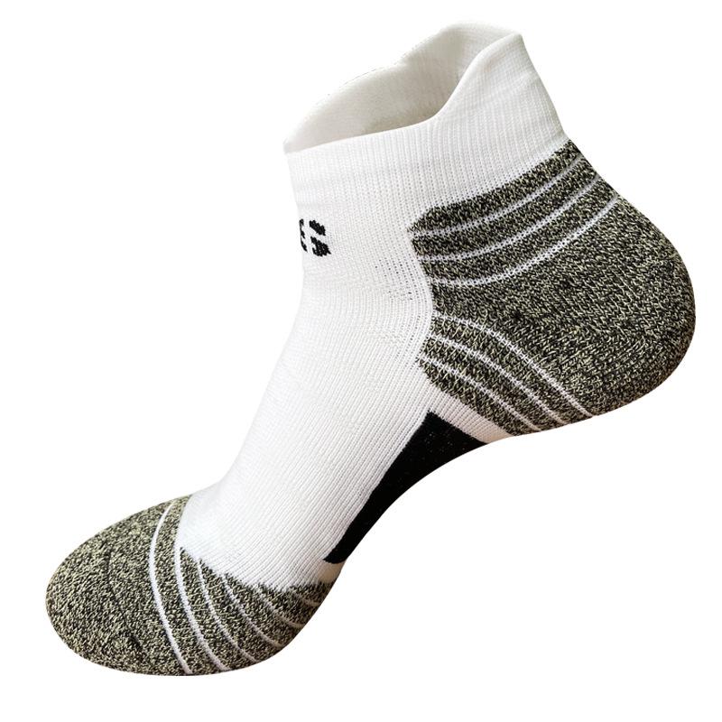 

Антибактериальные беговые носки из медного волокна — влаговпитывающие, износостойкие, короткие мужские спортивные носки для всех сезонов. One Size