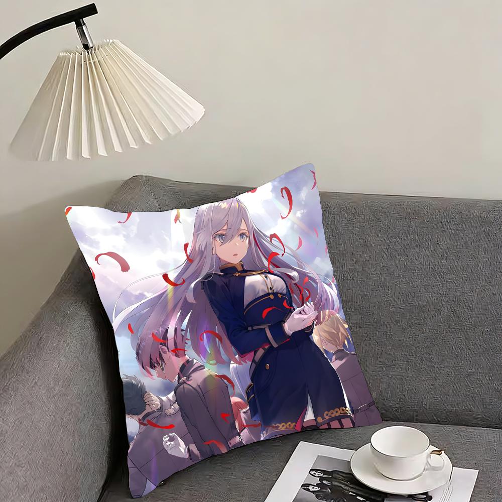VVladilena MilizeE86 Anime Cushion Cover Pillowcase Ultra Soft Skin Friendly Fabric Cloud Like Comfort  Concealed Zipper