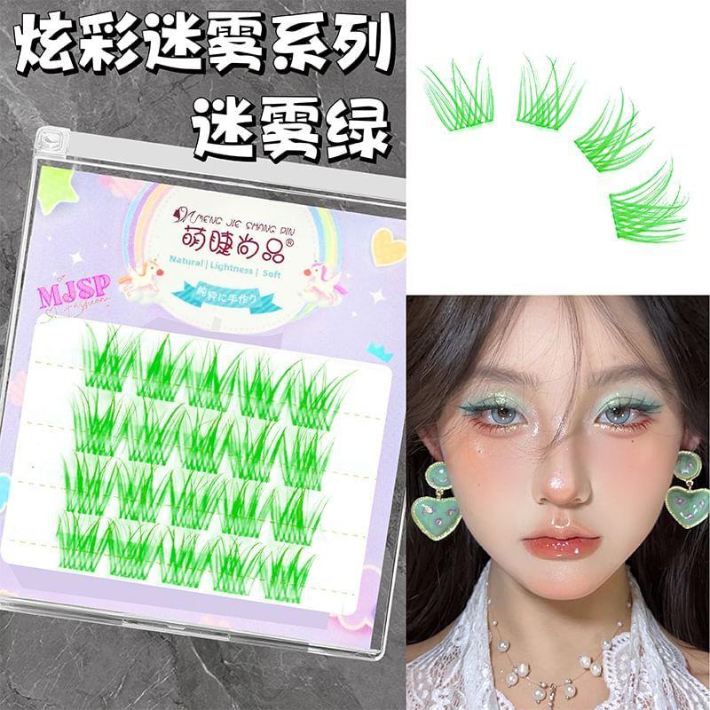Aimo - Wispy Volume Colored Cluster False Eyelashes