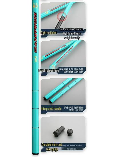 Çocuklar İçin Ultra İnce Mini Olta Kamışı - Küçük Balıklar ve Karidesler İçin Mükemmel