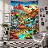 Wall TapestryRoblox Art Hanging Cloth Decorative Background Cover for Room Decoration