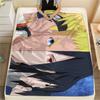 Anime Naruto pattern Flannel Blanket, High quality Comfortable for All Seasons, Home Decor, Warmth and Comfort, Perfect for Gifts.