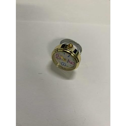 Women's Ring Watch, One Size Fits All, Waterproof, Analog Numeral Design, Cute, Simple, Gold, Fashion Accessory