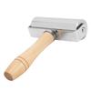 Leather Press   Roller   Leather Craft Wooden Handle   Rolling Tool Silver