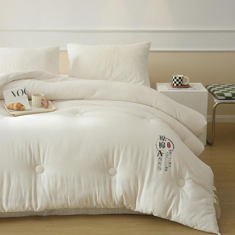 Japanese Style Cotton Soybean Fiber Baby Adult Antibacterial Quilt Thick Warm Bedding