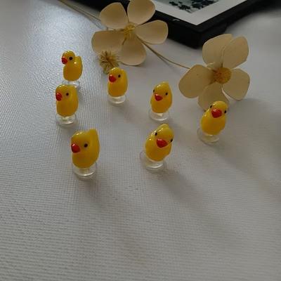 10Pcs Cute Cartoon Duck Shoe Decoration For Women Man Shoe Accessories Diy Shoe Flowers Removable Decorative Buckles