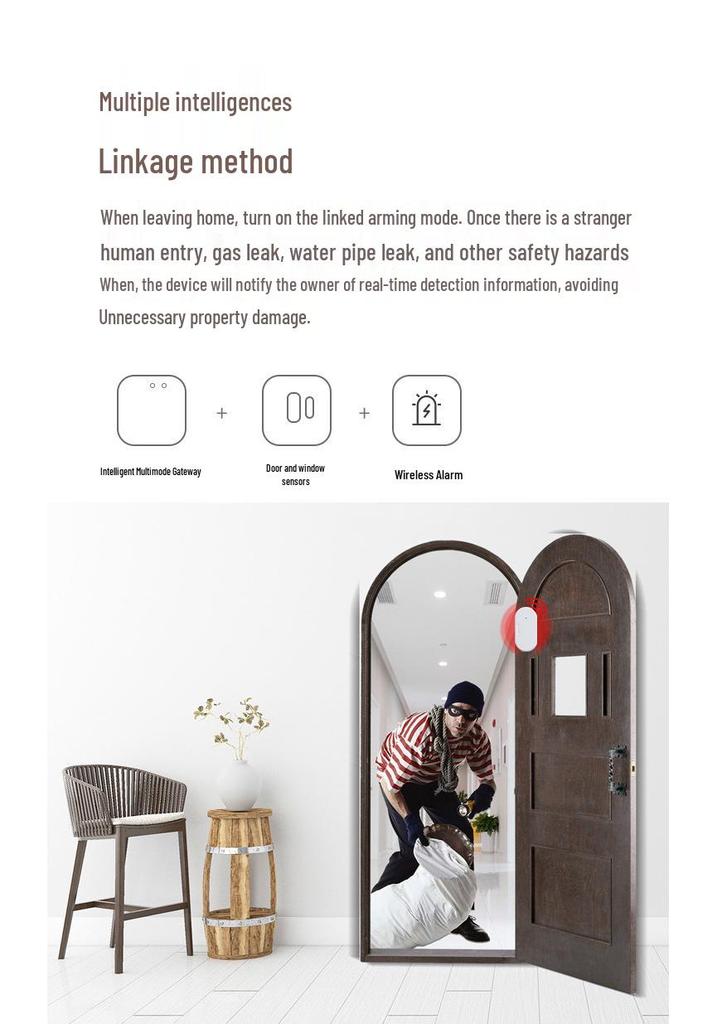 Zigbee Door/Window Vibration Sensor, Home Assistant Compatible