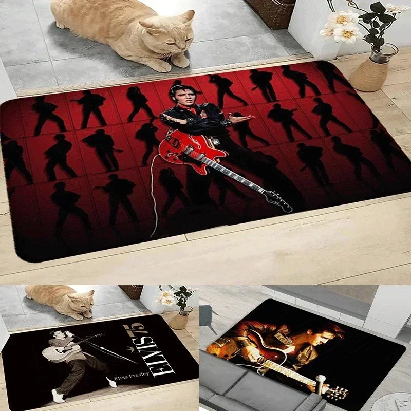 Disney E-Elvis Presley Flurteppich Waschbar Sofa Stühle Bereichsmatte Küche Fußmatte Bereichsteppich Exquisite Heimdekoration