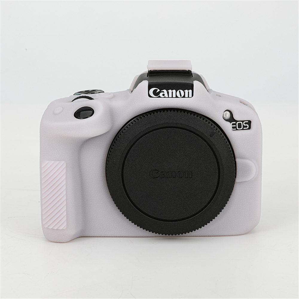Litchi Pattern R50 Soft Silicone Case Armor Camera Body Cover For Canon EOS R50 EOSR50 Digital Camera Skin