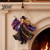 Spinner for Car Mirror Decor Dancing Lady Sun Catcher, Handmade Stained Glass Wind Spinner, Patio Hanging Decoration Boho Sunlight Catcher Window