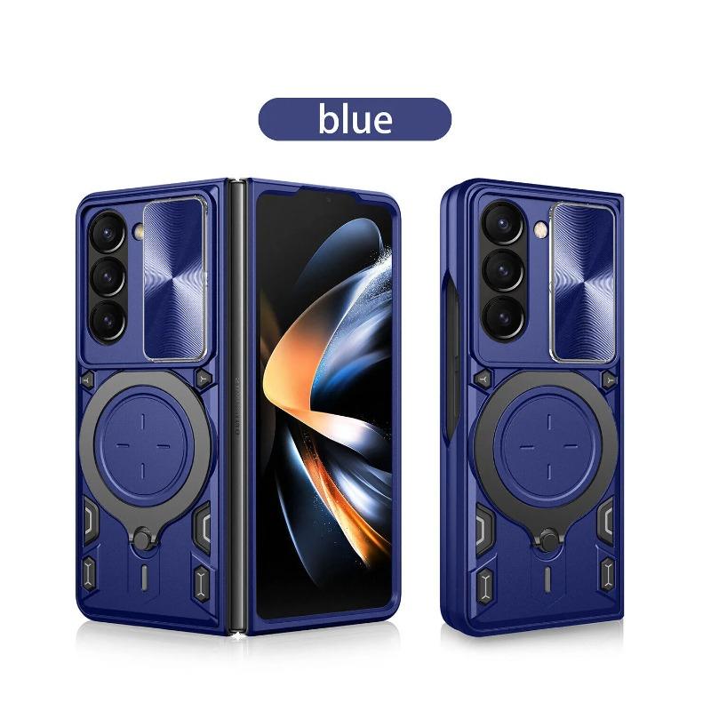 For Samsung Galaxy Z Fold 7 Case Stand Holder Slide Lens Protection Shockproof Heavy Duty Armor Cover for Samsung Z Fold7 6 5 4