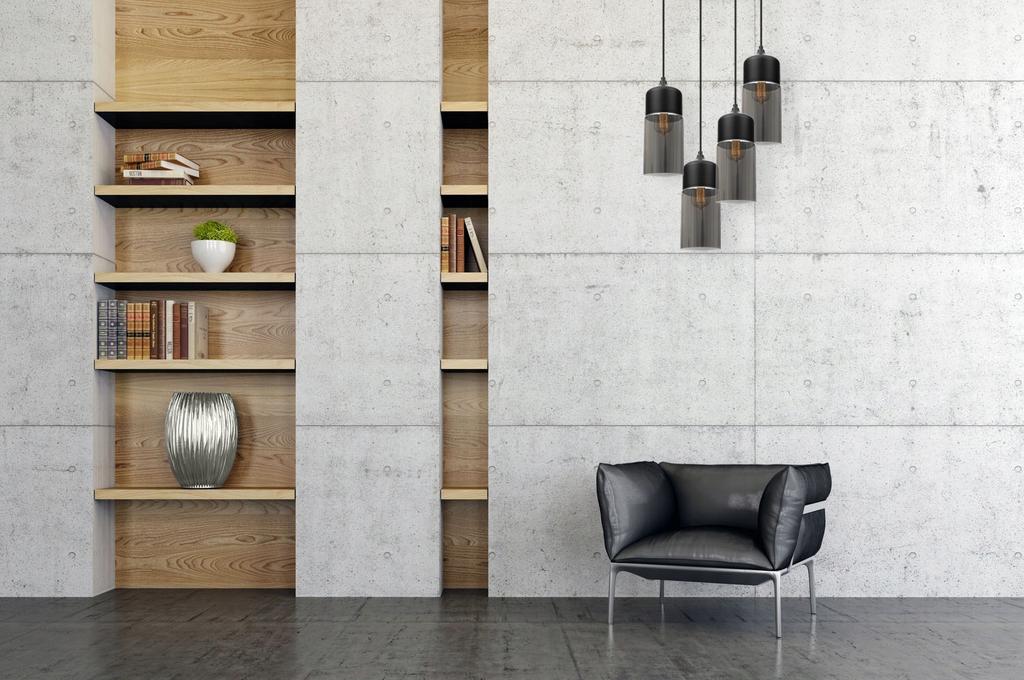 HANGING CEILING LAMP, GLASS PLAFON, LED LAMP