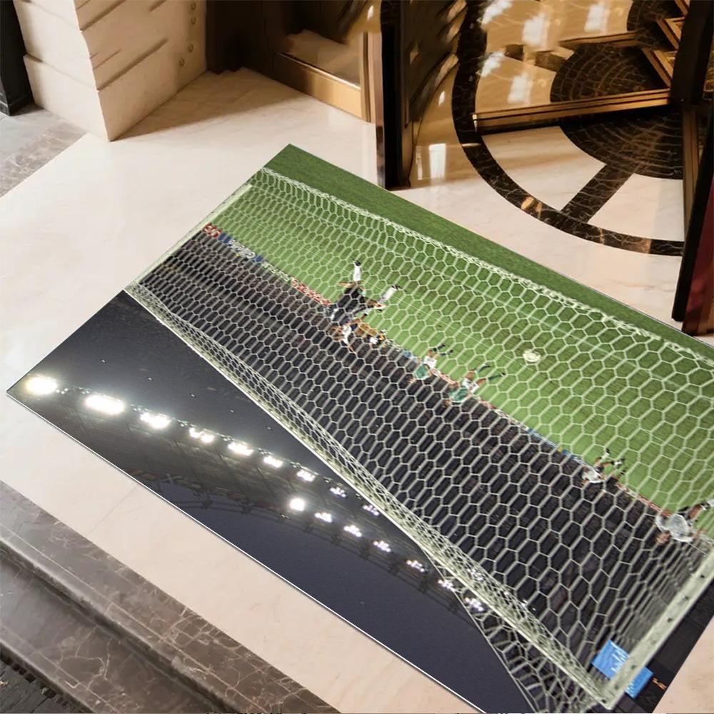 Football Legends Celebration Floor Rug Office Rug Perfect for Dining Room Outdoor Kitchen Hallway Anti-slip Rug Decorate Offices Wedding Party Gift