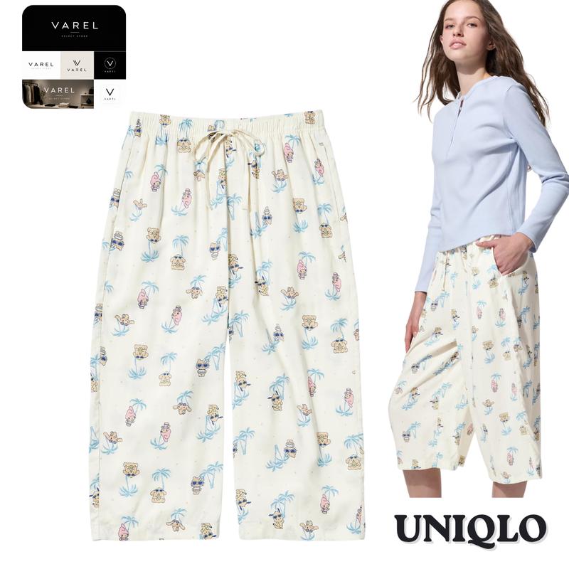 UNIQLO 485615 Women Sanrio Characters RELACO Lounge Pants Pajama Bottoms Japan