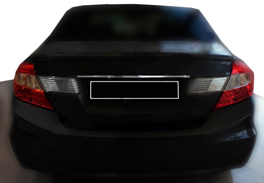 

Overlay over the number (stainless steel) for Honda Civic Sedan IX 2011-2016