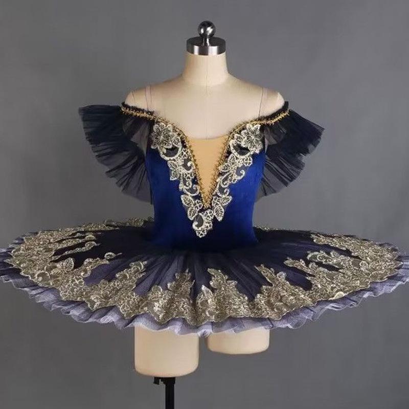 Swan Lake Multi-color Ballet Performance Strappy Fluffy Skirt