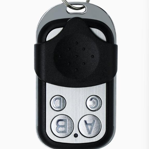 433MHz Four-Button Metal Remote for Electric Roller Shutter & Garage Doors